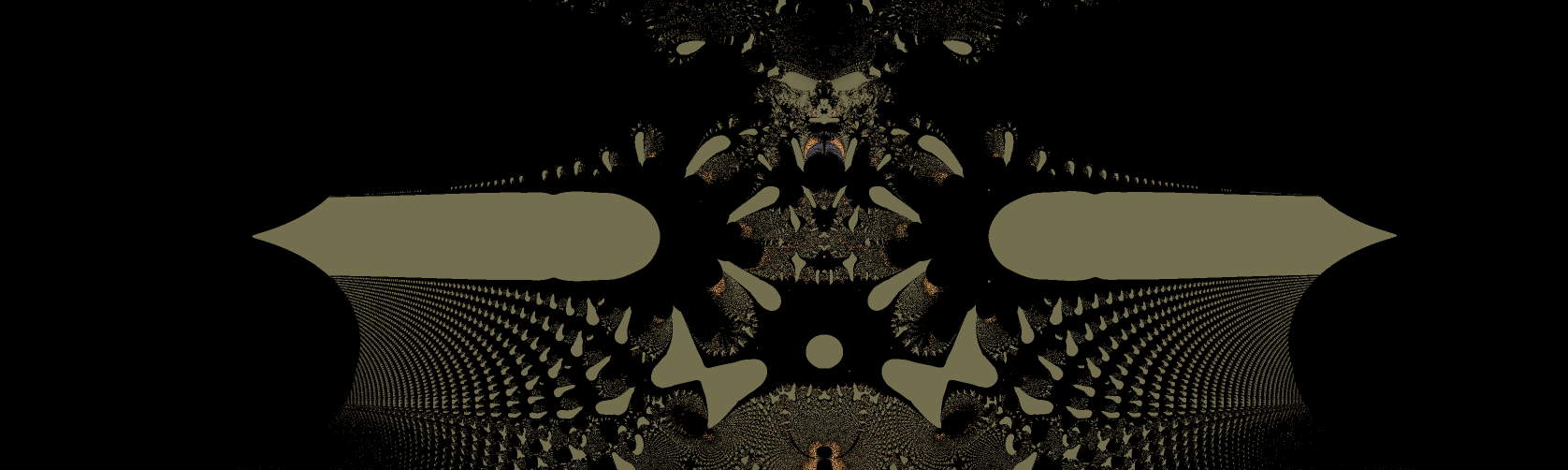 A fractal image as splash